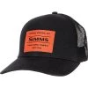 Simms Apparel Original Patch Trucker - Black