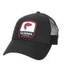 Simms Bass Patch Trucker Black