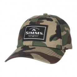 Simms Apparel Single Haul Cap - Woodland Camo