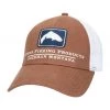 Simms Trout Icon Trucker Hat - Mocha Apparel
