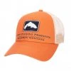 Trout Icon Trucker - Simms Orange Apparel