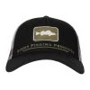 Simms Walleye Icon Trucker Hat - Woodland Camo Sandbar Apparel