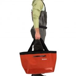 Dry Creek Simple Tote - 50L - Simms Orange Packs & Gear Bags