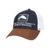 Simms Apparel Small Fit Trout Icon Trucker Mocha
