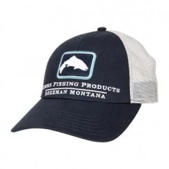 Simms Small Fit Trout Icon Trucker - Admiral Avalon Apparel