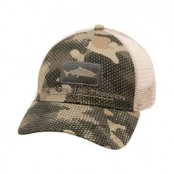 Simms Apparel Salmon Icon Trucker Hat