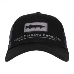 Simms Musky Icon Trucker Hat - Woodland Camo Storm