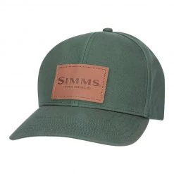 Simms Apparel Leather Patch Cap - Foliage