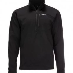 Simms Apparel Thermal Qtr Zip Midlayer Zip Top