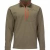 Simms Apparel Thermal Qtr Zip Midlayer Zip Top