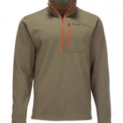 Simms Apparel Thermal Qtr Zip Midlayer Zip Top