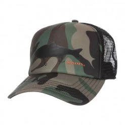 Simms Throwback Trucker - Woodland Camo