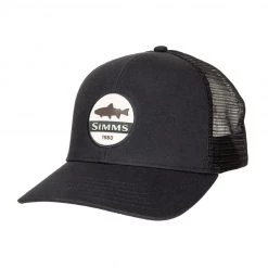 Simms Trout Patch Trucker - Black