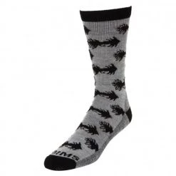 Simms Daily Sock - Woolly Bugger Steel Apparel