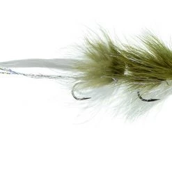 Montana Fly Company Galloup's Flatliner Olive/White