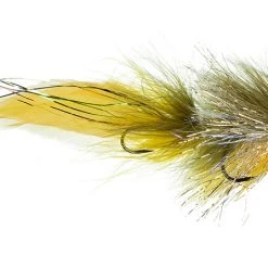 Montana Fly Company Fly Fishing Galloup's Flatliner Olive/Yellow