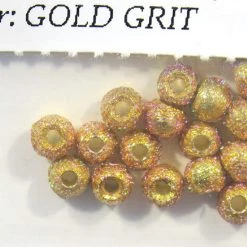 Hareline Dubbin, Inc. Gritty Brass Beads
