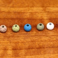 Hareline Dubbin, Inc. Fly Tying Mottled Tactical Slotted Tungsten Beads