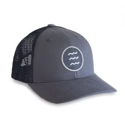 Free Fly Apparel Topo Icon Snapback Washed Navy