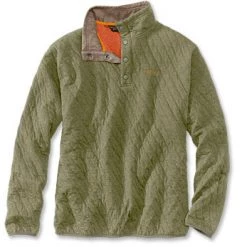 Orvis Apparel TROUT BUM® QUILTED SNAP SWEATSHIRT