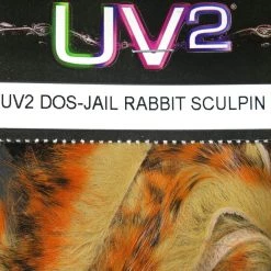 Hareline Dubbin, Inc. Fly Tying UV2 Dos Jail Rabbit Strips