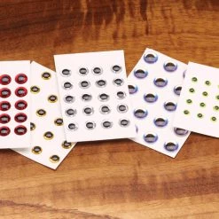 Hareline Dubbin, Inc. Fly Tying 3D Adhesive Holographic Eyes