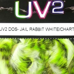 Hareline Dubbin, Inc. Fly Tying UV2 Dos Jail Rabbit Strips