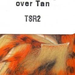 Hareline Dubbin, Inc. Tiger Barred Rabbit Strips Fly Tying