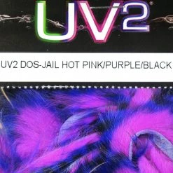 Hareline Dubbin, Inc. Fly Tying UV2 Dos Jail Rabbit Strips
