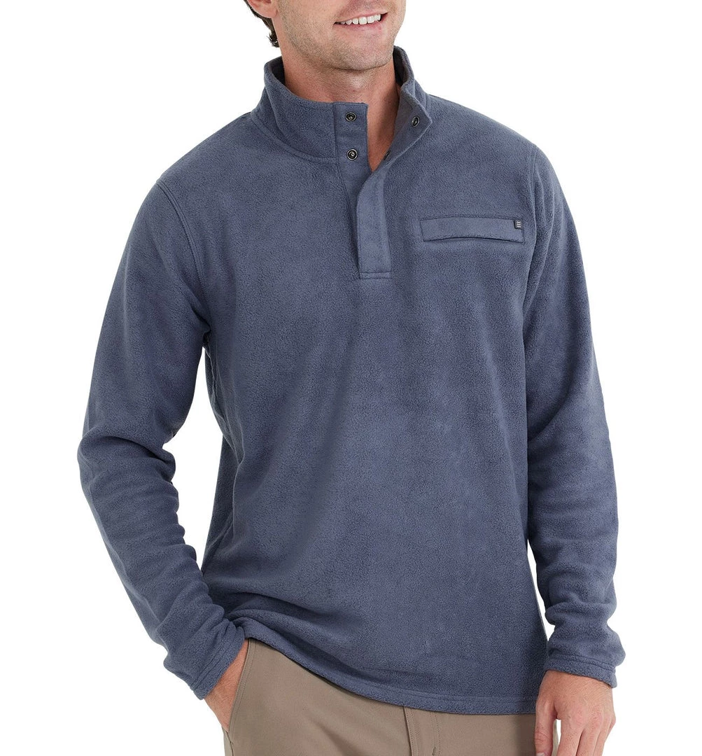 Free Fly Apparel Bamboo Polar Fleece Snap Pullover 1 Free Fly Apparel Bamboo Polar Fleece Snap Pullover
