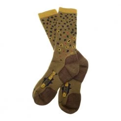Rep Your Water Trout Socks - Brown Trout Apparel