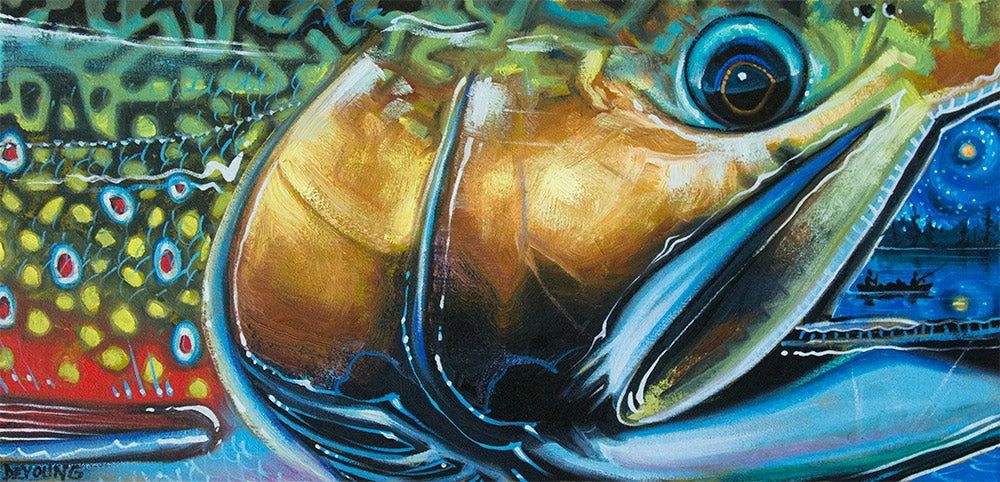 Derek DeYoung Brook Trout Abstract Decal Tools & Accessories 1 Derek DeYoung Brook Trout Abstract Decal Tools & Accessories