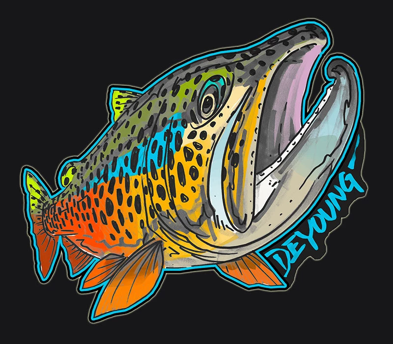 Derek DeYoung Brown Rising Decal 1 Derek DeYoung Brown Rising Decal