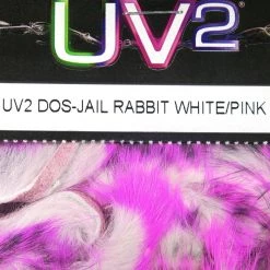 Hareline Dubbin, Inc. Fly Tying UV2 Dos Jail Rabbit Strips