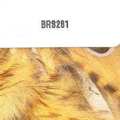 Hareline Dubbin, Inc. Fly Tying Brown Barred Rabbit Strips