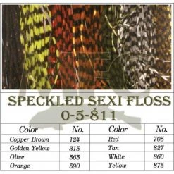 Montana Fly Company Fly Tying Barred Sexi Floss