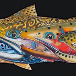 Derek DeYoung Tools & Accessories Fab Four Trout Decal