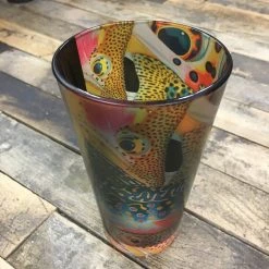 DeYoung Pilsner Glass Trout Confetti Yellow Tools & Accessories
