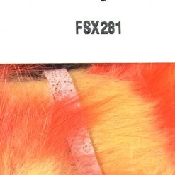 Hareline Dubbin, Inc. Two Tone Rabbit Crosscut Flesh Strips