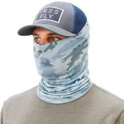 Free Fly Apparel Bamboo Breath Sun Mask - Water Camo