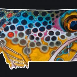 Derek DeYoung Montana Brown Rusty Spinner Decal Tools & Accessories