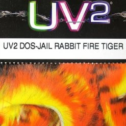 Hareline Dubbin, Inc. Fly Tying UV2 Dos Jail Rabbit Strips