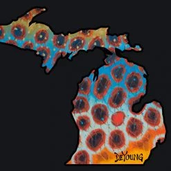 Derek DeYoung Michigan Brown Flank Blue Decal Tools & Accessories