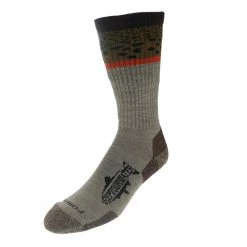 Rep Your Water Trout Band Socks - Brown Trout Apparel