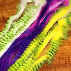 Hareline Dubbin, Inc. Tiger Barred Magnum Rabbit Strips Fly Tying
