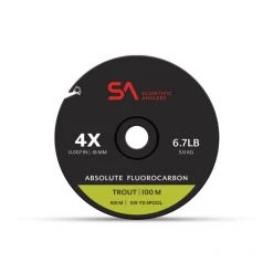 Scientific Anglers Fly Fishing Absolute Fluorocarbon Trout 100M
