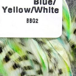 Hareline Dubbin, Inc. Fly Tying Micro Black Barred Groovy Bunny Strips
