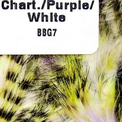 Hareline Dubbin, Inc. Black Barred Groovy Bunny Strips Fly Tying