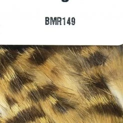 Hareline Dubbin, Inc. Brown Barred Magnum Rabbit Strips Fly Tying