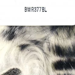 Hareline Dubbin, Inc. Black Barred Magnum Rabbit Strips Fly Tying